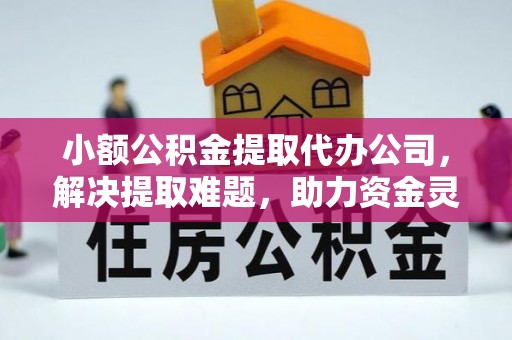 揭西小额公积金提取代办公司，解决提取难题，助力资金灵活使用