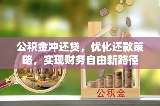 揭西公积金冲还贷，优化还款策略，实现财务自由新路径