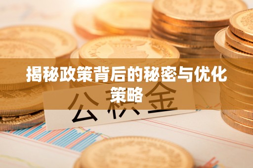 揭西揭秘政策背后的秘密与优化策略
