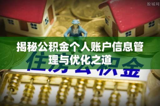 揭西揭秘公积金个人账户信息管理与优化之道