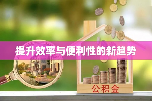 揭西提升效率与便利性的新趋势