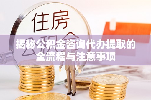 揭西揭秘公积金咨询代办提取的全流程与注意事项