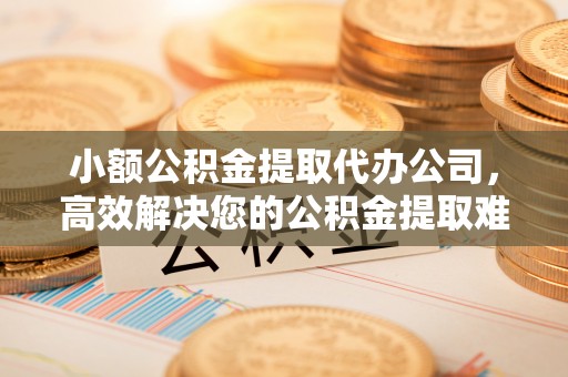 揭西小额公积金提取代办公司，高效解决您的公积金提取难题