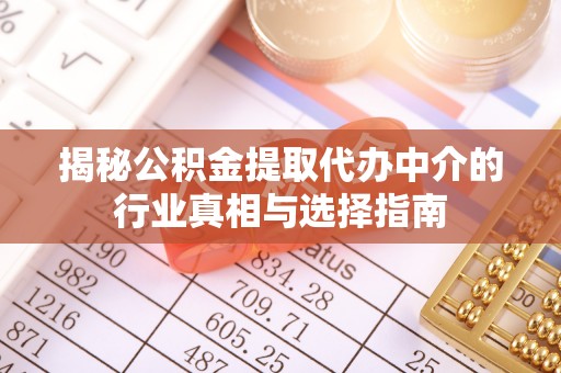 揭西揭秘公积金提取代办中介的行业真相与选择指南