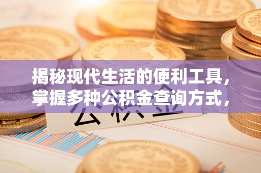 揭西揭秘现代生活的便利工具，掌握多种公积金查询方式，让财富管理更轻松