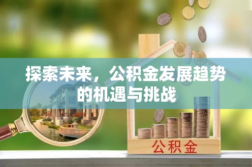揭西探索未来，公积金发展趋势的机遇与挑战