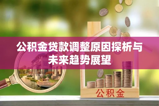 揭西公积金贷款调整原因探析与未来趋势展望