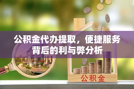 揭西公积金代办提取，便捷服务背后的利与弊分析