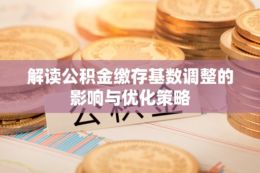 揭西解读公积金缴存基数调整的影响与优化策略