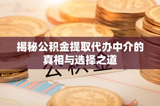 揭西揭秘公积金提取代办中介的真相与选择之道