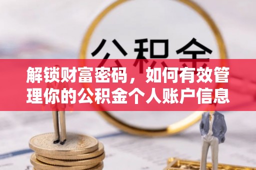 揭西解锁财富密码，如何有效管理你的公积金个人账户信息