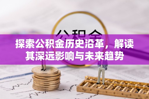 揭西探索公积金历史沿革，解读其深远影响与未来趋势