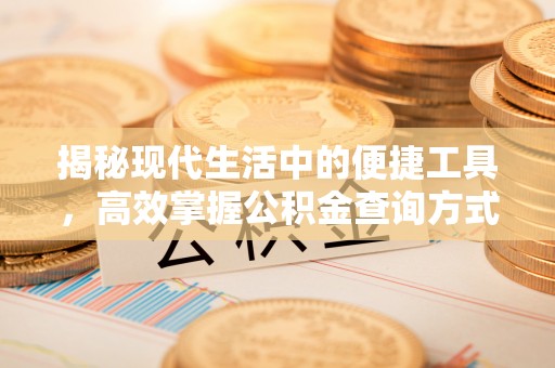 揭西揭秘现代生活中的便捷工具，高效掌握公积金查询方式