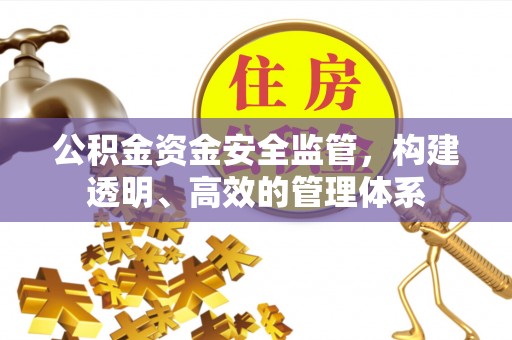 揭西公积金资金安全监管，构建透明、高效的管理体系
