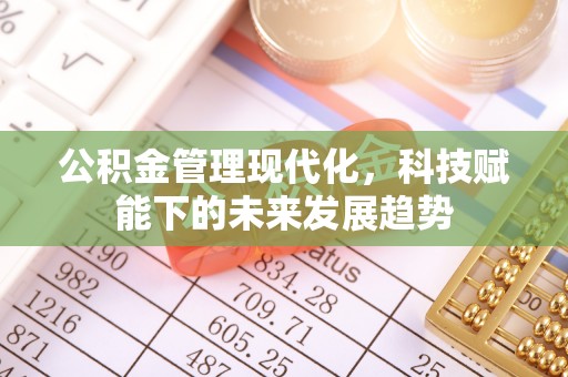 揭西公积金管理现代化，科技赋能下的未来发展趋势