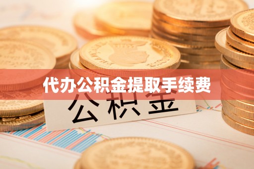 揭西代办公积金提取手续费