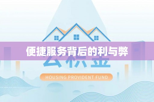 揭西便捷服务背后的利与弊