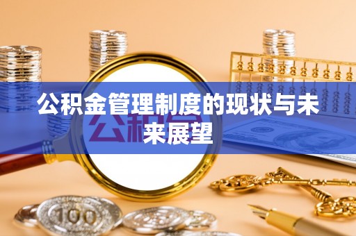 揭西公积金管理制度的现状与未来展望
