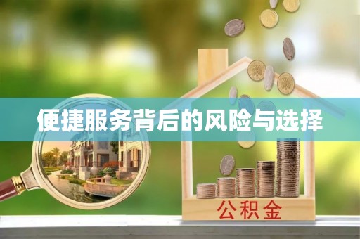揭西便捷服务背后的风险与选择